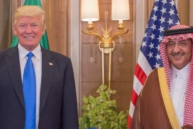 محمد بن نايف يبحث مع ترمب العلاقات الثنائية