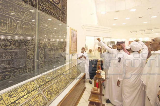 قاعة الكعبة المشرفة في المعرض (تصوير: أحمد حشاد)