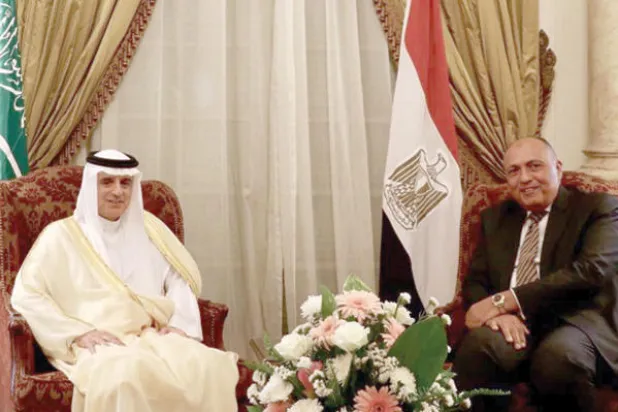 الجبير وشكري يناقشان مواجهة الإرهاب مالياً وفكرياً