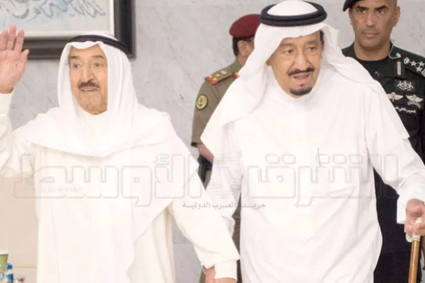 خادم الحرمين وأمير الكويت بحثا مستجدات المنطقة