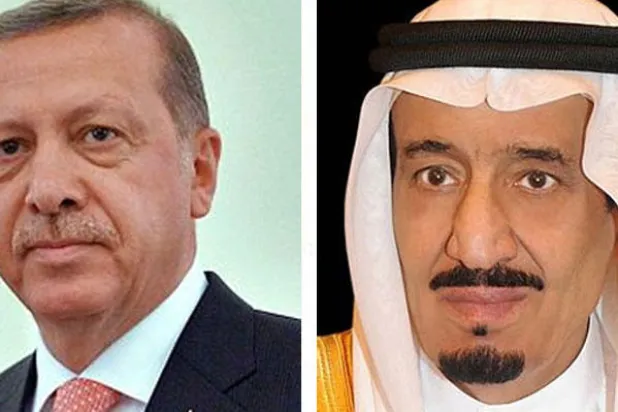 خادم الحرمين يتلقى اتصالاً هاتفياً من إردوغان بحثا خلاله التطورات في المنطقة