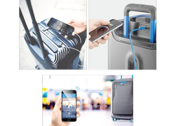 تعرف إلى حقيبة السفر الذكية