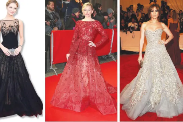 جنيفر لوبيز وفستان من زهير مراد - إليزابيث بانكس بفستان من إيلي صعب - الممثلة ميشا بارتون بفستان من جورج حبيقة