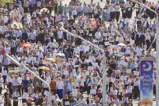 مليون متظاهر في غروزني ينددون بجرائم الجيش البورمي