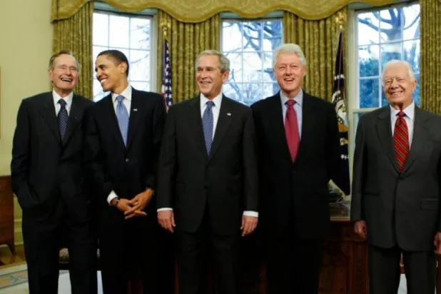 5 رؤساء أميركيين سابقين يجمعون الأموال لضحايا «هارفي» و«إرما»