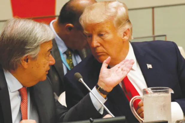 ترمب ينتقد {بيروقراطية} الأمم المتحدة