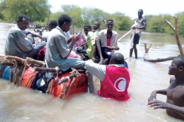 Sudanese Volunteer Rescues Refugees on Floating Barrels