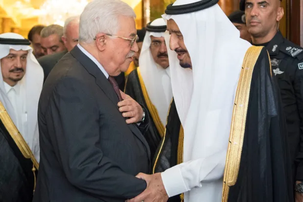 King Salman, Palestinian President Discuss Recent Developments