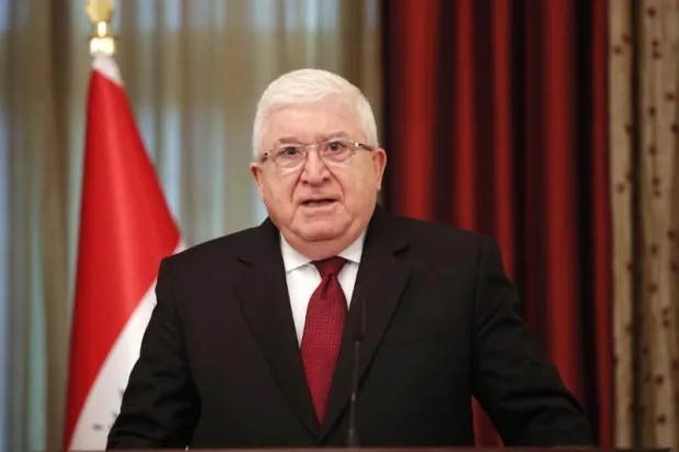 Iraqi President Discusses Donor Conference in Kuwait