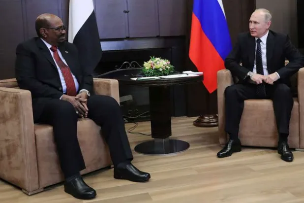 Bashir Discusses with Russia Setting up Military Base on Red Sea