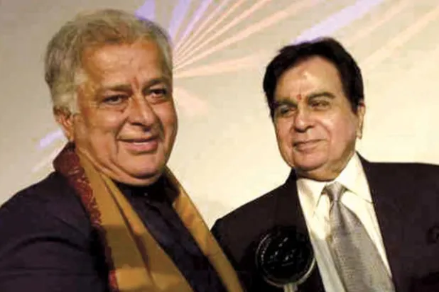 كابور مع ممثل بوليوود ديليب كومار عام 2005 في مومباي