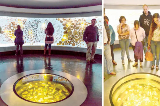 يحتوي  المتحف على أكبر مجموعة من الذهب من فترة ما قبل الاستعمار -  يستقبل المتحف يومياً مئات الزوار