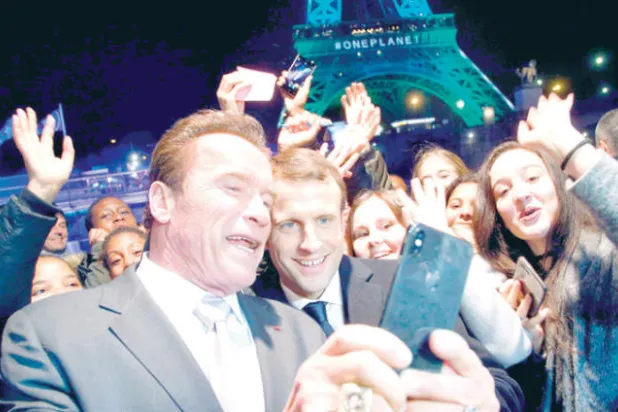 قمة «كوكب واحد» تكرس ماكرون «زعيماً» لـ {معركة المناخ}