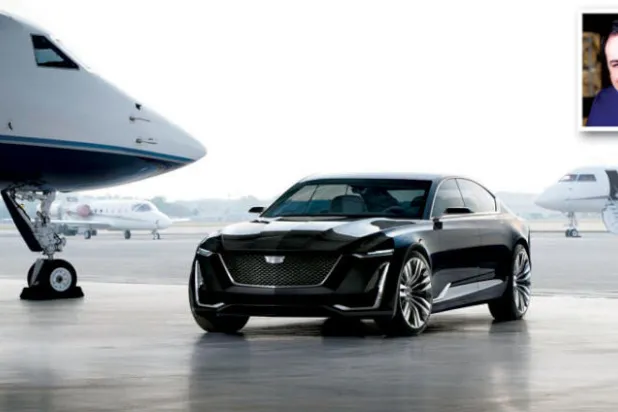 إيسكالا - وجه كاديلاك الجديد.. وفي الاطار كريستيان سومر