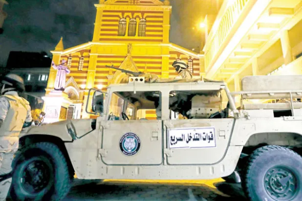 مصر تُعزز تأمين الكنائس عشية احتفال الأقباط بعيد الميلاد