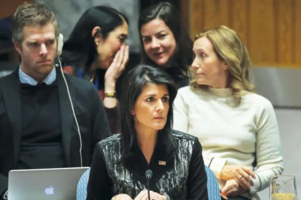 هيلي: لا يمكن لإيران أن تستغل مبدأ السيادة كدرع لحماية أفعالها ضد شعبها