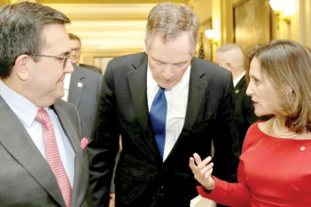 المكسيك تنفي تمويل الجدار الحدودي مقابل اتفاق تجاري مع أميركا