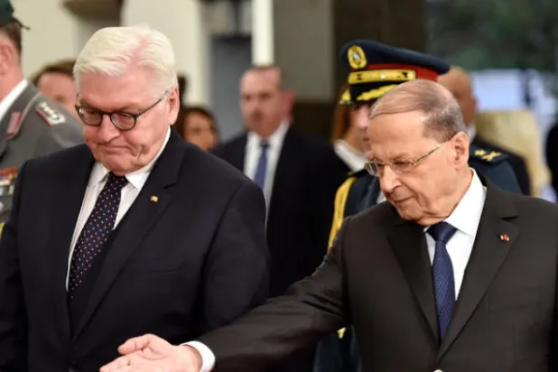 الرئيس الألماني يبدأ زيارته للبنان ويؤكد دعم استقراره