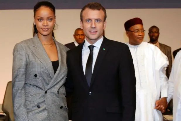 ماكرون وريهانا يرحبان بالدفع الجديد للشراكة العالمية للتعليم