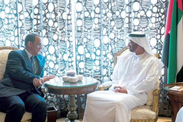 ولي عهد أبوظبي يلتقي المبعوث الأممي في اليمن