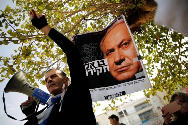 Israeli Protesters Call on Netanyahu to Step Down
