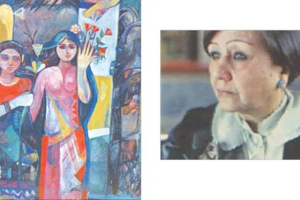 نزيهة رشيد فارسة من جيل الخمسينات