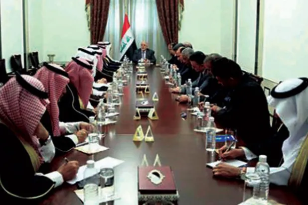 العبادي للوفد الإعلامي السعودي: نتطلع لتوسيع العلاقات