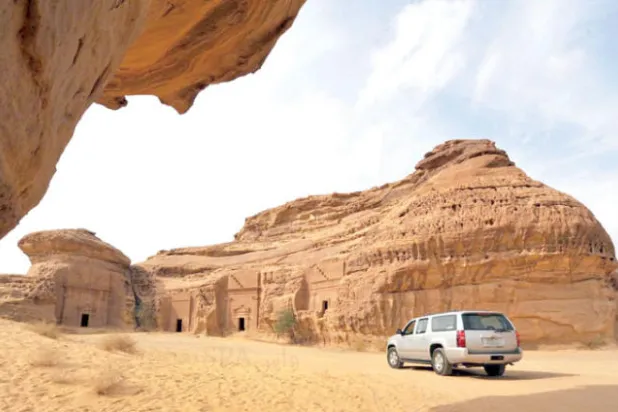 منطقة مدائن صالح التاريخية بمحافظة العلا (الشرق الأوسط)