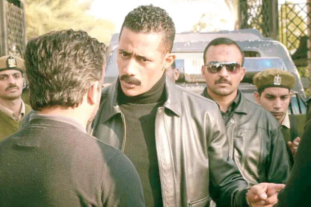 محمد رمضان في مشهد من مسلسل «نسر الصعيد»