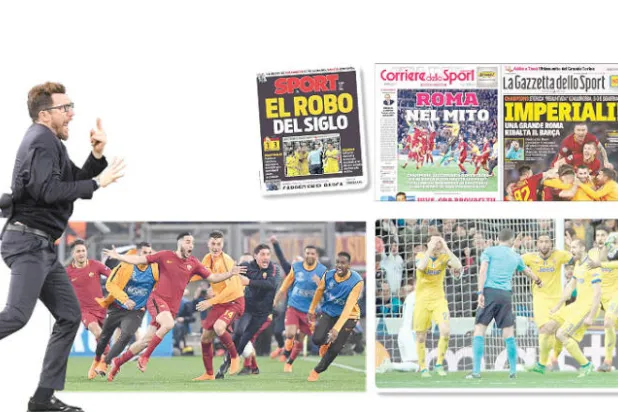 الصحافة الإيطالية تذرف الدموع بعد يوم من السعادة الغامرة