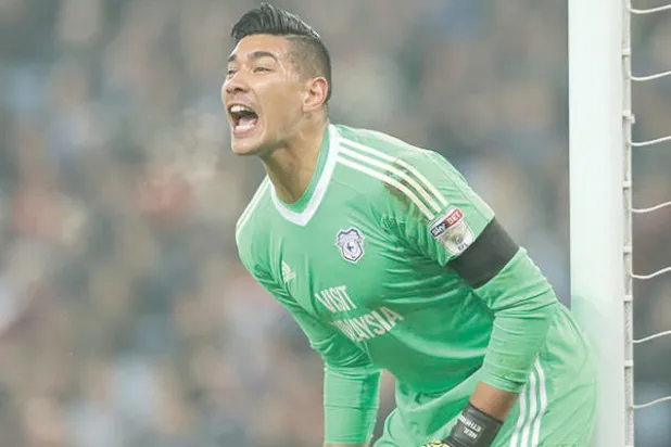 إثيريدج الحارس الفلبيني الذي قاد كارديف إلى الدوري الإنجليزي الممتاز