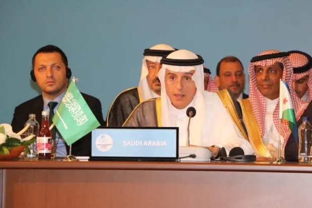 الجبير: قضية فلسطين تتجاوز السياسة ولا يمكن التفريط بها