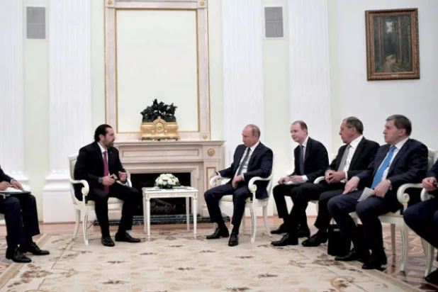 الحريري في موسكو وملف النازحين حاضر في لقائه بوتين