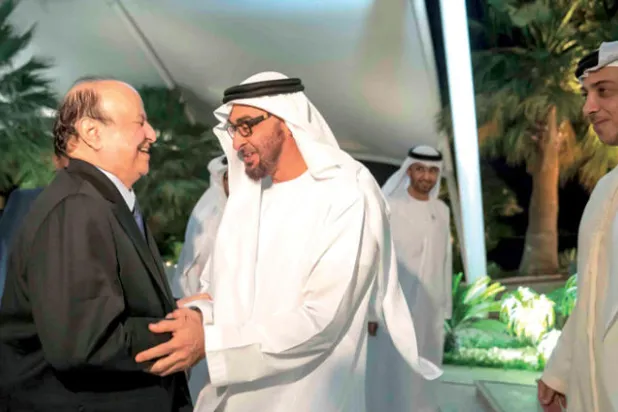 زيارة هادي إلى أبوظبي تنجح في تعزيز الجهود الداعمة للشرعية