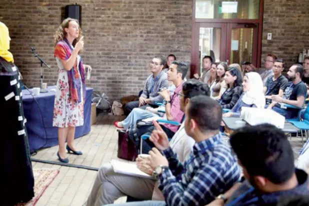 ثقافة التعايش والسلام تجمع شباب الشرق والغرب