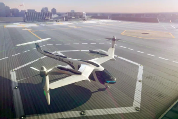 نموذج تجريبي لـ«سيارة الأجرة الطائرة» من «أوبر»