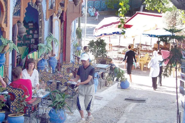 ساحة «وطاء الحمام» المفضلة لدى السياح