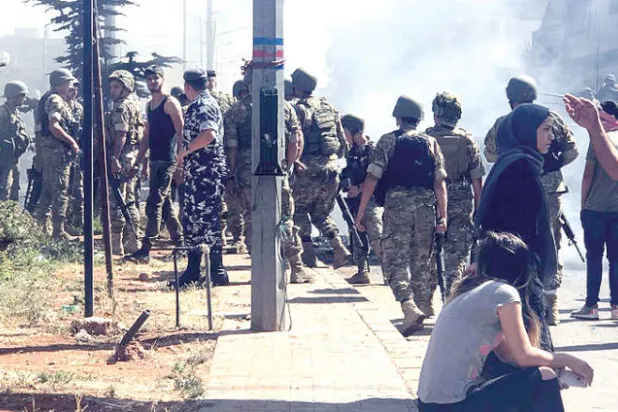 الاحتجاجات الأخيرة لأهالي البقاع («الشرق الأوسط»)