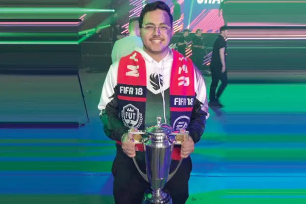 مساعد الدوسري بطلاً لكأس العالم «فيفا 18»