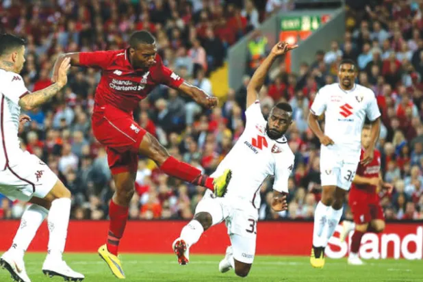 ستوريدج ظهر بصورة جيدة في المباراة الودية أمام تورينو في ليفربول