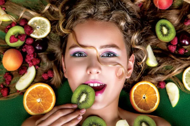 الشعر الصحي في الغذاء الصحيح