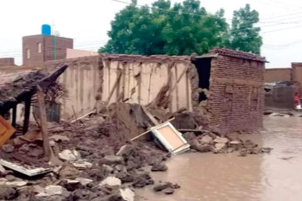 انهيار أعداد كبيرة من المنازل