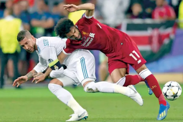 راموس يرد بقوة على انتقادات كلوب وينفي تعمده الإضرار بصلاح