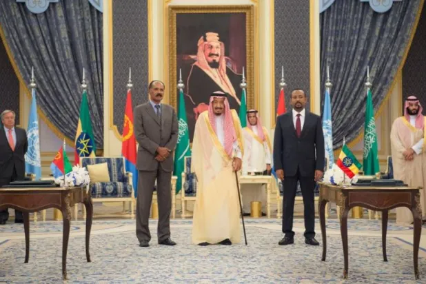 إشادة دولية بجهود خادم الحرمين في رعاية اتفاقية جدة للسلام