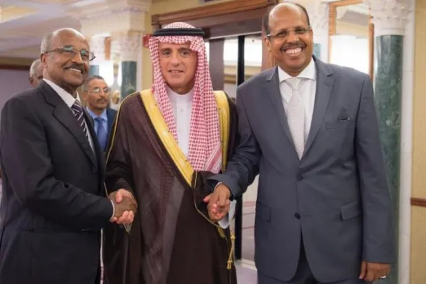 جدة تجمع زعيميْ جيبوتي وإريتريا في لقاء تاريخي