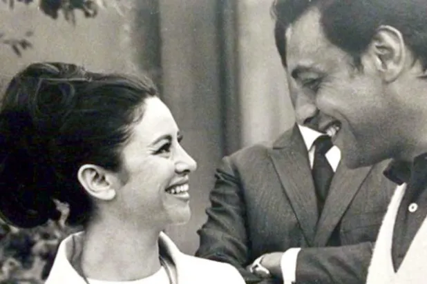 لقطة أرشيفية تجمعه بالفنانة الراحلة فاتن حمامة