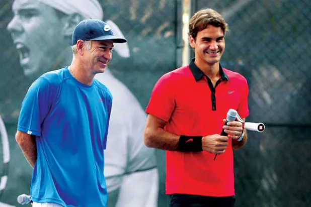 ماكنرو (يسار) يرى أن ما يحققه فيدرر الآن هو من قبيل الإعجاز