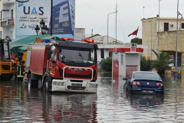 عواصف في تونس تحصد خمسة قتلى