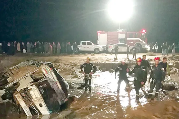 السيول تضرب الأردن مجدداً... وضحايا في الجنوب والوسط