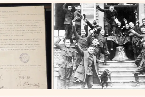 معاهدات السلام الرئيسية الموقَّعة نتيجة الحرب العالمية الأولى